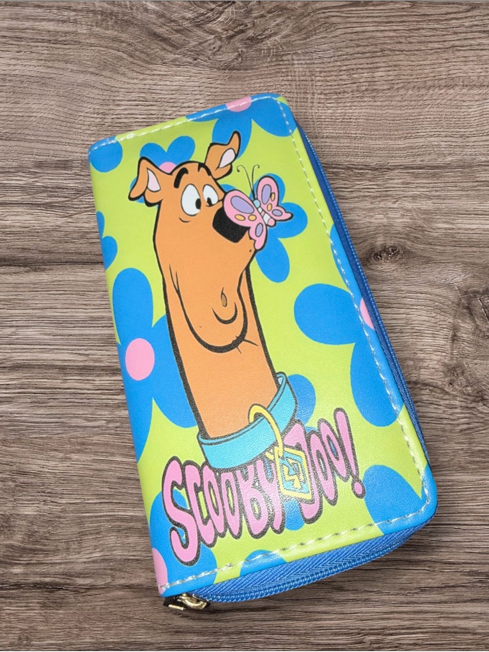 Scooby-Doo Wallet - Lime Green & Blue New